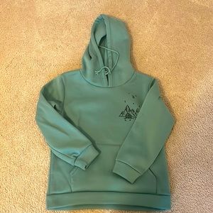 Light teal hoodie